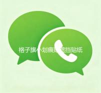 格子旗小划痕贴遮挡贴纸个性车贴 汽车拉花 前保险杠贴火焰图腾